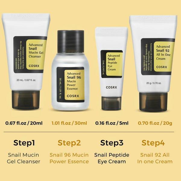 COSRX - ALL ABOUT SNAIL KIT 4-Step