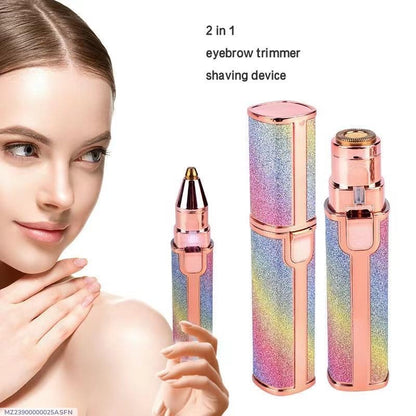 2 in 1 Eyebrow and Facial Hair Trimmer