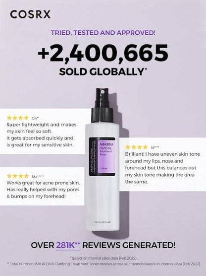 COSRX - AHA/BHA Clarifying Treatment Toner