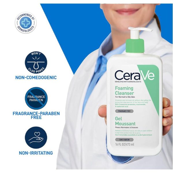 Cerave Foaming Cleanser For All Skin Type – 236ml
